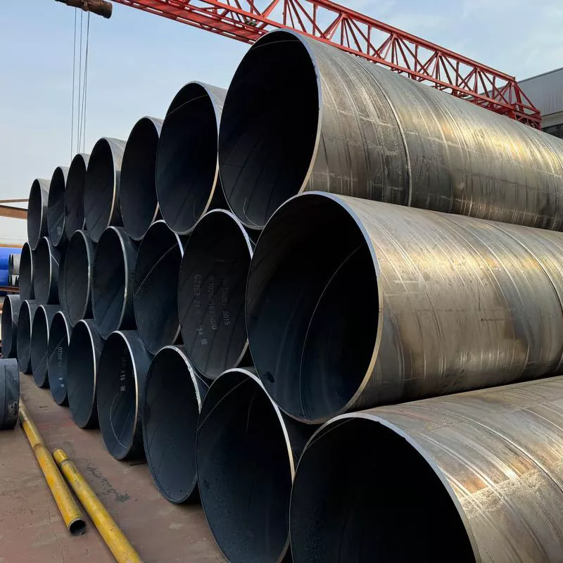 Tubo saldato a spirale nero